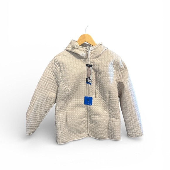 Large Woman’s Quilted style jacket with hood​ - Picture 2 of 12